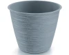 doniczka okragla 29,5 cm szara prosperplast furu round