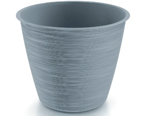 doniczka okragla 29,5 cm szara prosperplast furu round