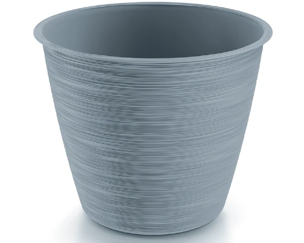 doniczka okragla 29,5 cm szara prosperplast furu round