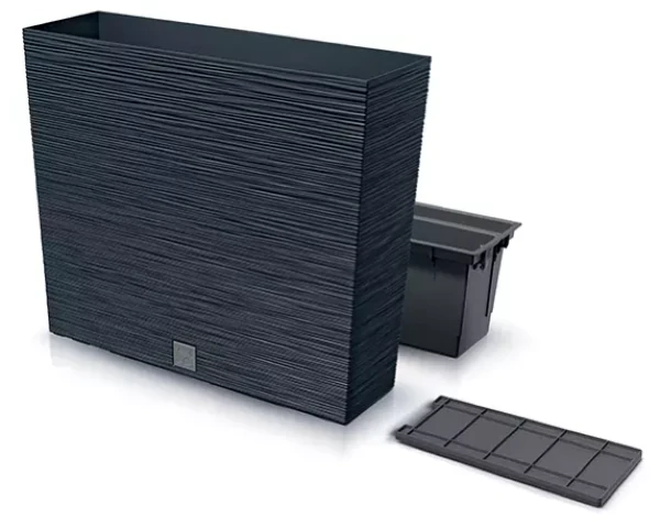 prosperplast donica waska 58 cm z wkladem i wspornikiem furu case tower
