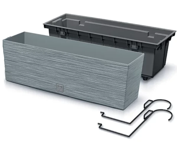 prosperplast skrzynka balkonowa z wkladem furu case w