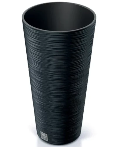 donica wysoka 30 cm antracyt prosperplast furu slim