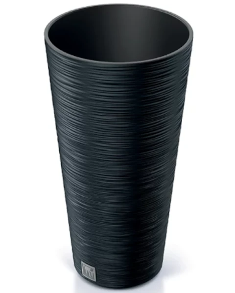 donica wysoka 30 cm antracyt prosperplast furu slim