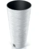 donica wysoka 30 cm biala prosperplast furu slim