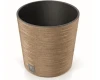 doniczka okragla z wkladem 25 cm naturo prosperplast furu round eco wood