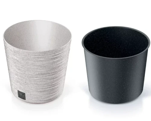 prosperplast doniczka z wkladem 30 cm furu round eco wood