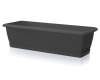 doniczka dluga 59 cm z podstawka antracyt prosperplast respana easycare