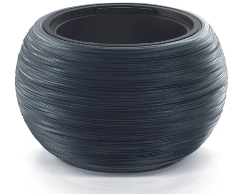 duza donica okragla 44 cm antracyt prosperplast furu bowl