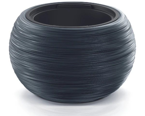 duza donica okragla 44 cm antracyt prosperplast furu bowl