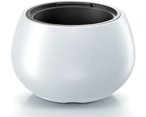 doniczka ozdobna z wkladem 37 cm biala prosperplast heos