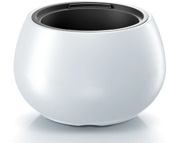 doniczka ozdobna z wkladem 37 cm biala prosperplast heos