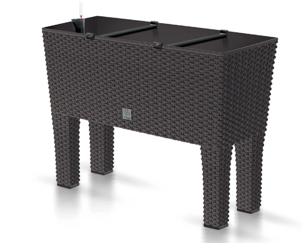 donica prostokatna na nozkach brazowa 60 cm prosperplast rato case high