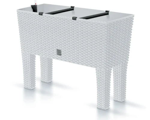 doniczka na nozkach prosperplast ratno case high 80 cm biala