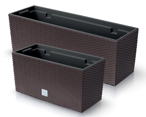 doniczki z imitacja ratanu prosperplast rato case prezentacja kolekcji