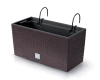 doniczka podluzna prosperplast rato case w 39,5 cm brazowa