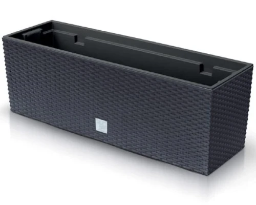 doniczka prostokatna 58 cm antracyt prosperplast rato case
