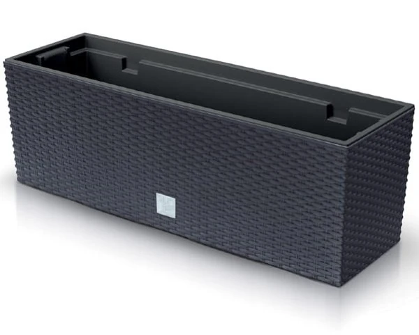 doniczka prostokatna 58 cm antracyt prosperplast rato case