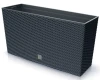 prosperplast rato case donica wysoka z imitacja ratanu 77 cm antracyt