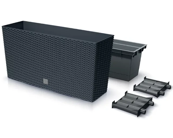 donica podluzna z wkladem i wspornikami prosperplast rato case prezentacja zestawu