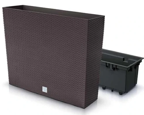 donica wysoka prosperplast rato case tower 58 cm brazowa