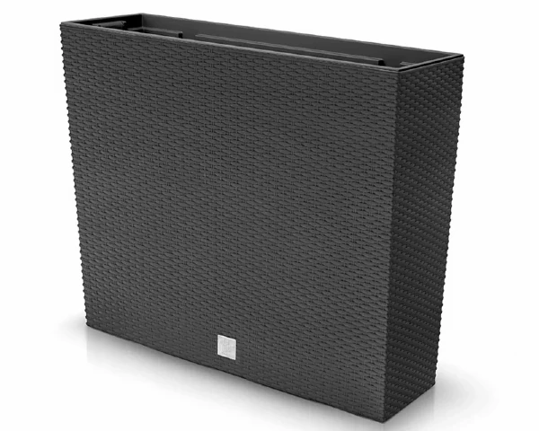 donica podluzna z wkladem 58 cm antracyt prosperplast rato case