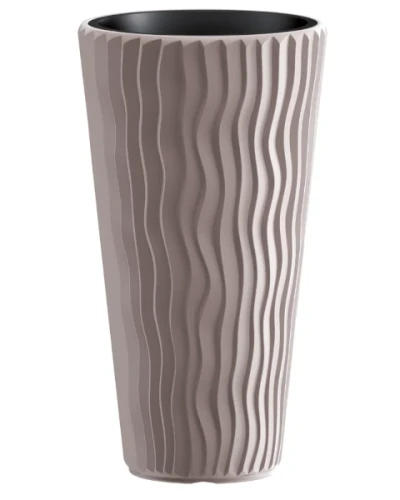 prosperplast sandy slim donica wysoka 62 cm mocca