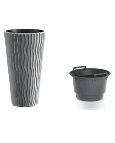 prosperplast sandy slim donica dekoracyjna z wkladem 53 cm