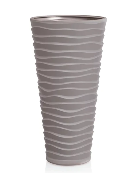 prosperplast sand slim donica wysoka 62 cm mocca