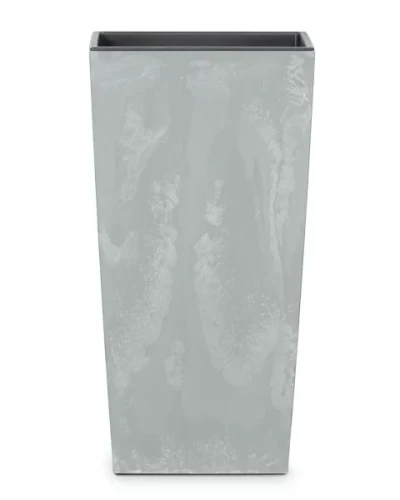 doniczka-wysoka-szara-16,3l-prosperplast-urbi-square-beton-effect