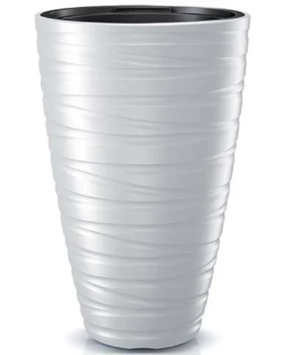 donica wysoka 52 cm biala prosperplast maze