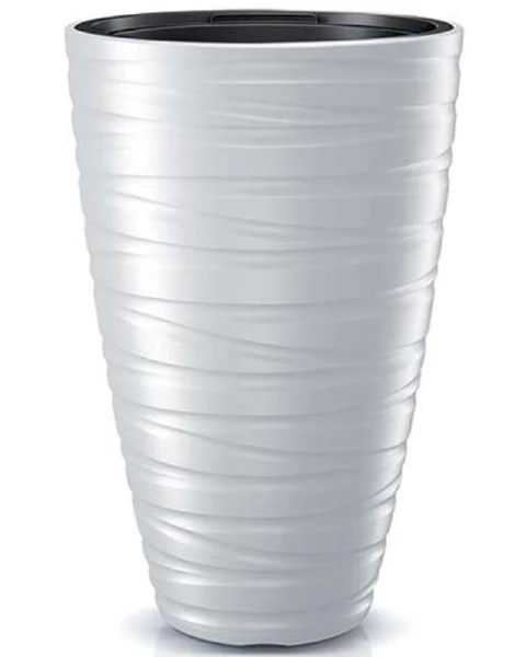 donica wysoka 52 cm biala prosperplast maze