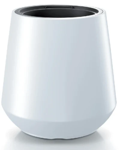 donica okragla z wkladem 44 cm biala prosperplast heos