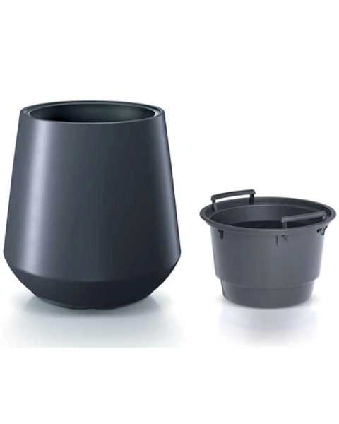 prosperplast heos donica ozdobna z wkladem 44 cm antracyt