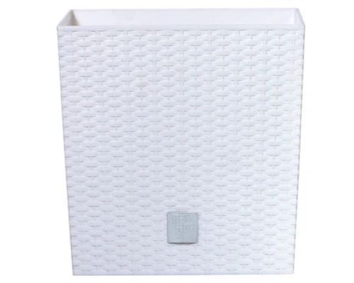 donica kwadratowa biala 20 cm prosperplast rato low