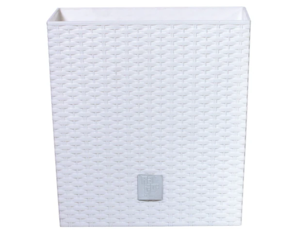 donica kwadratowa biala 20 cm prosperplast rato low