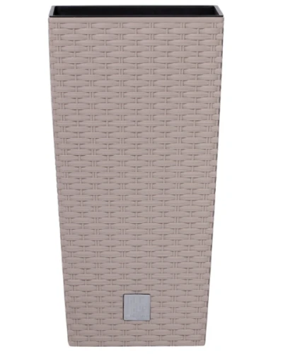 doniczka-wysoka-z-wkladem-mocca-32cm-prosperplast-rato-square