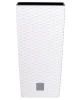 doniczka wysoka 37 cm z wkladem 5l biala prosperplast rato square