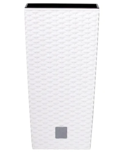 doniczka-wysoka-42cm-z-wkladem-8l-biala-prosperplast-rato-square