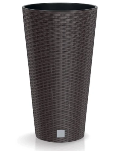 donica wysoka 48 cm brazowa prosperplast rato tubus