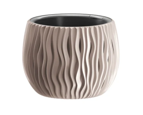 donica okragla 14 cm mocca prosperplast sandy bowl