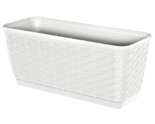 prosperplast ratolla case pw donica na balkon 39 cm biala