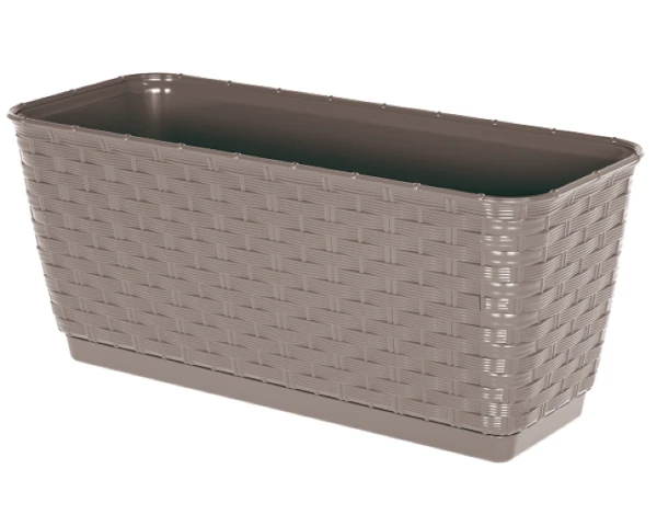 doniczka na balkon 49 cm mocca prosperplast ratolla case pw