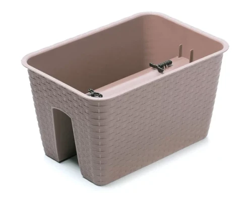 doniczka balkonowa 40 cm mocca prosperplast ratolla railing square