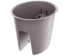 doniczka na balustrade 30 cm mocca prosperplast ratolla railing oval