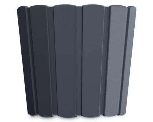 doniczka okragla 14 cm antracyt prosperplast boradee basic