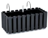 prosperplast boardee fencycase doniczka wiszaca 38 cm antracyt