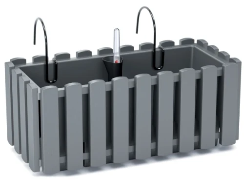 prosperplast boardee fencycase doniczka na balkon 38 cm szara