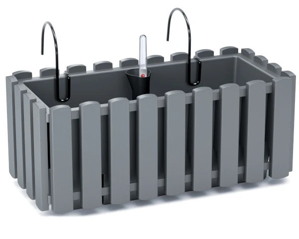 prosperplast boardee fencycase doniczka na balkon 38 cm szara