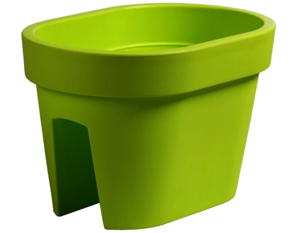 doniczka na balkon zielona 40 cm prosperplast lofly railing