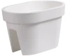 doniczka na balkon biala 40 cm prosperplast lofly railing